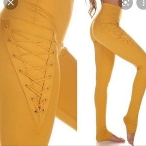 Mika Lace Up Side Control Tummy Leggings